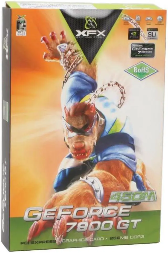 Alt view image 7 of 7 - XFX GeForce 7900GT 256MB GDDR3 PCI Express x16 SLI Support Graphics Card PVT71GUQL3