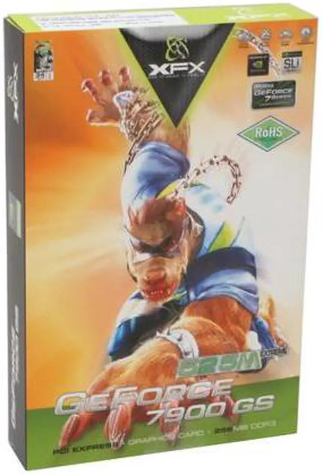 Alt view image 6 of 6 - XFX GeForce 7900GS 256MB GDDR3 PCI Express x16 SLI Support Graphics Card PVT71PUDP3