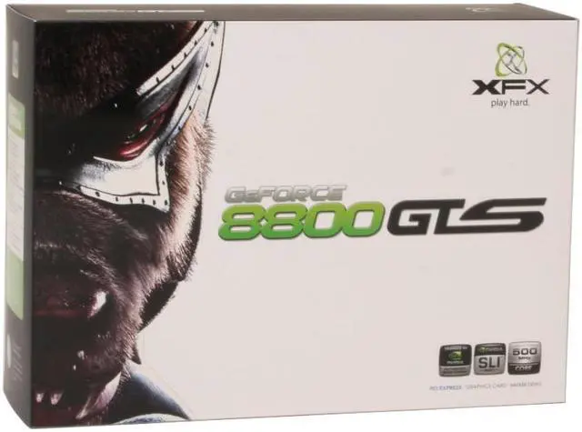 Alt view image 8 of 8 - XFX GeForce 8800 GTS 640MB GDDR3 PCI Express x16 SLI Support Graphics Card PVT80GTHF4