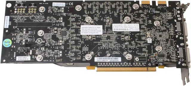 Alt view image 4 of 8 - XFX GeForce 8800 GTX 768MB GDDR3 PCI Express x16 SLI Support Graphics Card PVT80FSHF9
