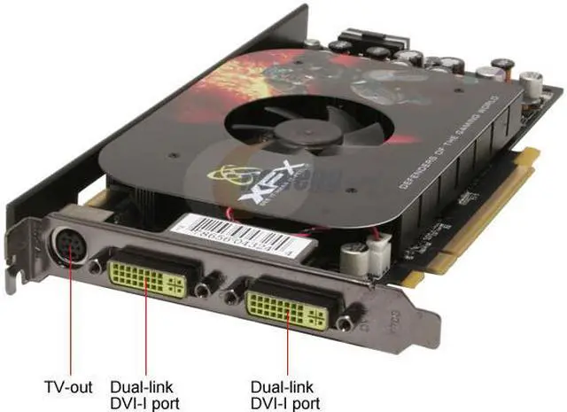 Alt view image 2 of 7 - XFX GeForce 7900GT 256MB GDDR3 PCI Express x16 SLI Support Graphics Card PVT71GUQF3