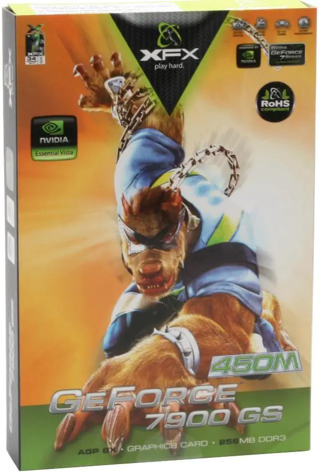 Alt view image 7 of 7 - XFX GeForce 7900GS 256MB GDDR3 AGP 4X/8X Graphics Card PVT71KUDL3