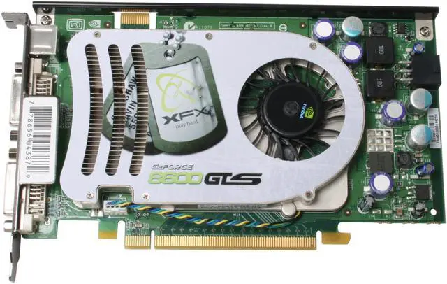 Alt view image 3 of 9 - XFX GeForce 8600 GTS 256MB GDDR3 PCI Express x16 SLI Support Graphics Card PVT84GUDE3