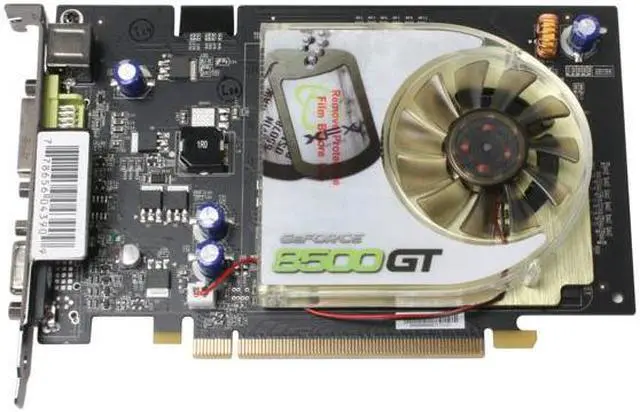 Alt view image 2 of 6 - XFX GeForce 8500 GT 256MB GDDR2 PCI Express x16 SLI Support Graphics Card PVT86JUAF3