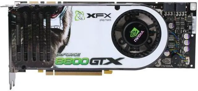 Alt view image 3 of 7 - XFX PVT80FSHE9 GeForce 8800GTX Extreme 768MB 384-bit GDDR3 PCI Express x16 HDCP Ready SLI Supported Video Card
