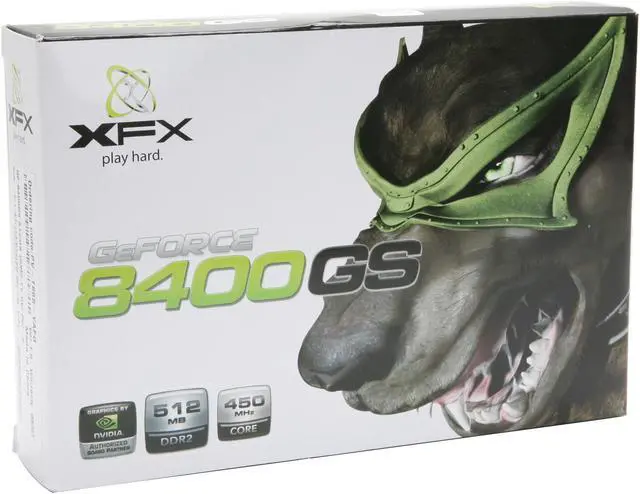 Alt view image 7 of 7 - XFX GeForce 8400 GS 512MB GDDR2 PCI Express x16 Graphics Card PVT86SYAFG