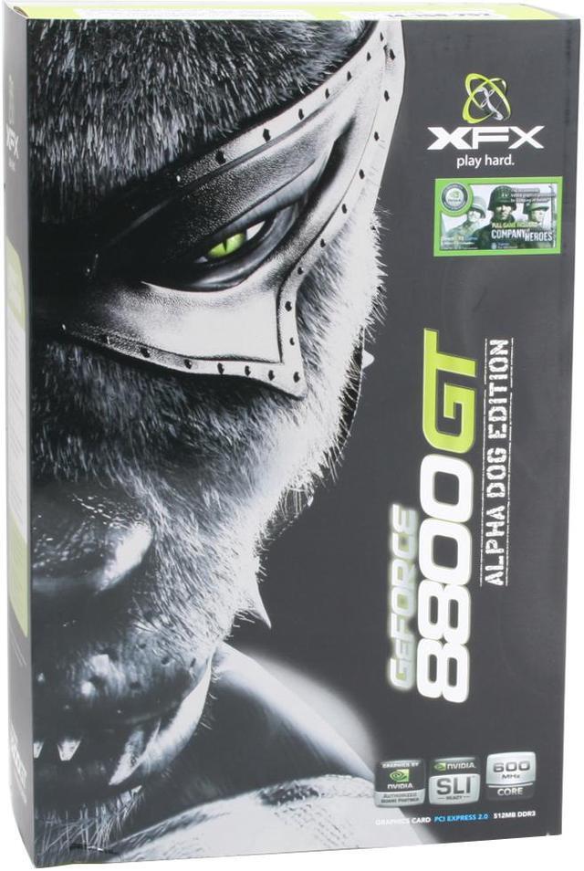 Alt view image 8 of 8 - XFX GeForce 8800 GT 512MB GDDR3 PCI Express 2.0 x16 SLI Support Graphics Card PVT88PYDF4