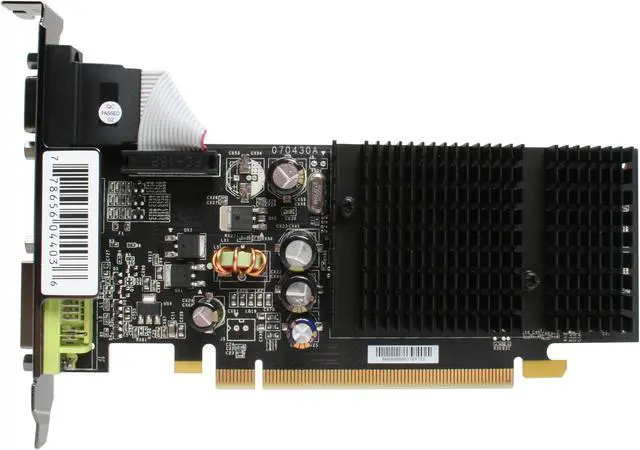 Alt view image 3 of 6 - XFX GeForce 7200GS 512MB (256MB on board) GDDR2 PCI Express x16 Low Profile Ready Graphics Card PVT72SWANG