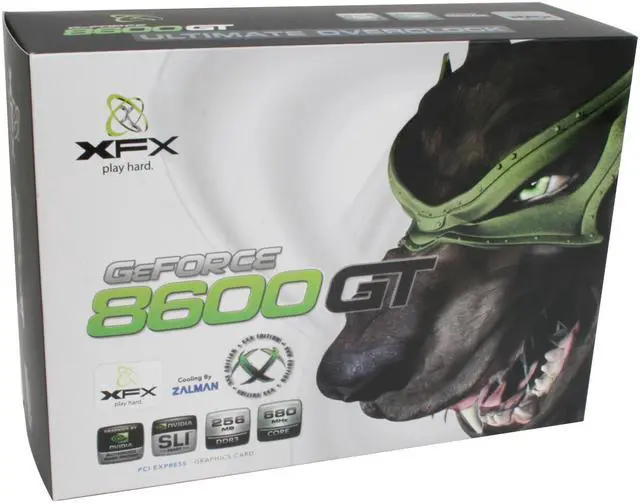 Alt view image 6 of 6 - XFX GeForce 8600 GT 256MB GDDR3 PCI Express x16 SLI Support Graphics Card PVT84JUSD4
