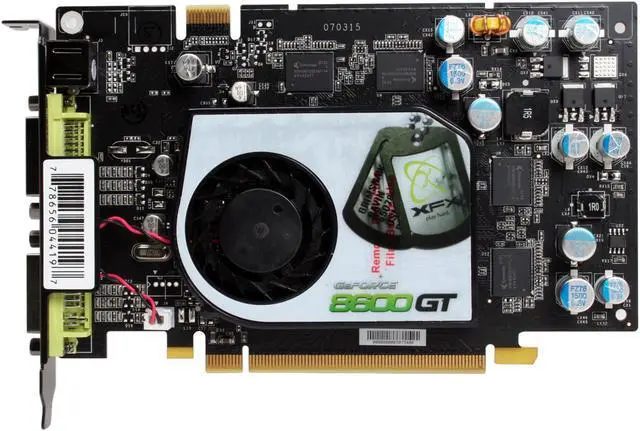 Alt view image 3 of 7 - XFX GeForce 8600 GT 512MB GDDR3 PCI Express x16 SLI Support Graphics Card PVT84JYDF3