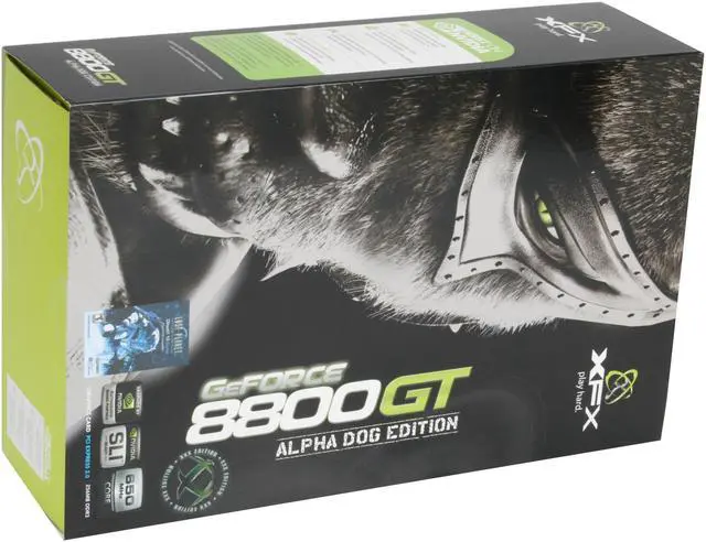 Alt view image 7 of 7 - XFX GeForce 8800 GT 256MB GDDR3 PCI Express 2.0 x16 SLI Support Graphics Card PVT88PUDD4