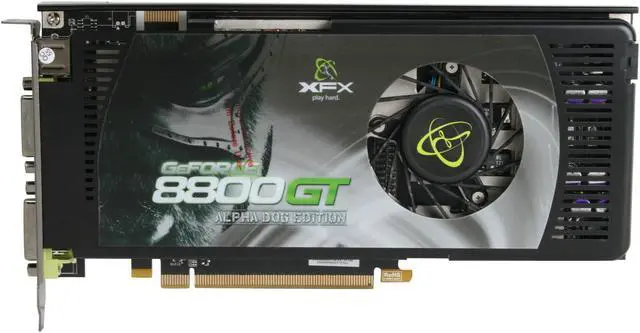 Alt view image 3 of 7 - XFX GeForce 8800 GT 256MB GDDR3 PCI Express 2.0 x16 SLI Support Graphics Card PVT88PUDD4