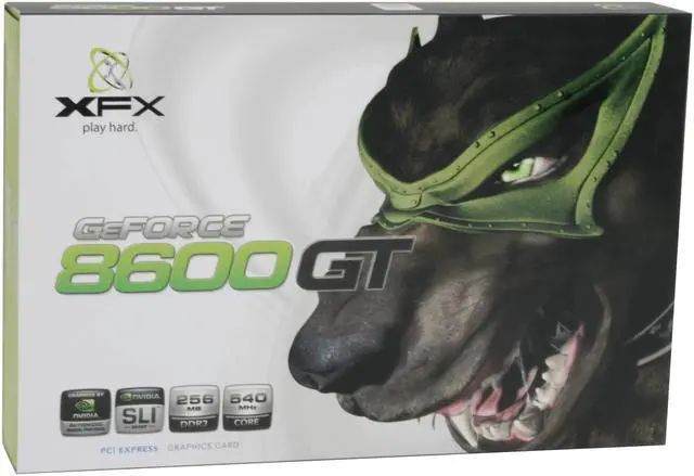 Alt view image 8 of 8 - XFX GeForce 8600 GT 256MB GDDR3 PCI Express x16 SLI Support Graphics Card PVT84JUAL3