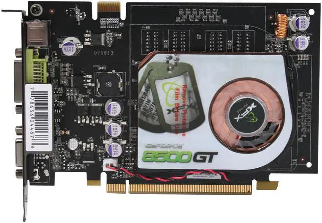 Alt view image 3 of 7 - XFX GeForce 8500 GT 256MB GDDR2 PCI Express x16 SLI Support Graphics Card PVT86JWAJG