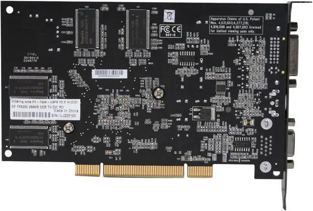 Alt view image 4 of 7 - XFX GeForce FX 5200 256MB DDR PCI Graphics Card PVT64KUAFG