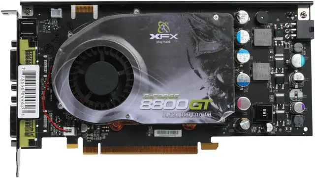 Alt view image 3 of 8 - XFX GeForce 8800 GT 512MB GDDR3 PCI Express 2.0 x16 SLI Support Graphics Card PVT88PYHF4
