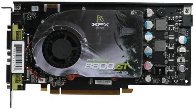 Alt view image 3 of 9 - XFX PVT88PYHE4 GeForce 8800GT Extreme 512MB 256-bit GDDR3 PCI Express 2.0 x16 HDCP Ready SLI Supported Video Card