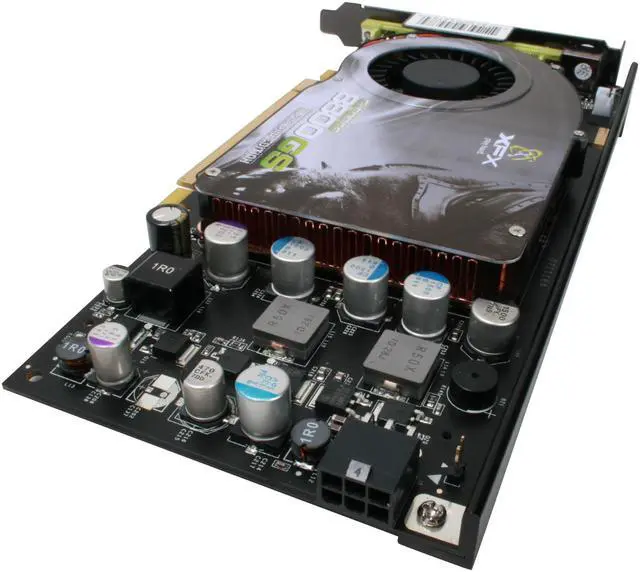 Alt view image 5 of 8 - XFX PVT88SFDD4 GeForce 8800GS XXX 384MB 192-bit GDDR3 PCI Express 2.0 x16 HDCP Ready SLI Supported Video Card