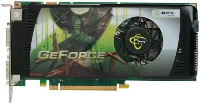 Alt view image 3 of 7 - XFX GeForce 9600 GT 512MB GDDR3 PCI Express 2.0 x16 SLI Support Graphics Card PVT94PYDF4