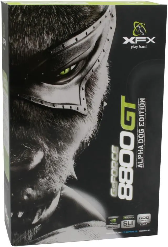 Alt view image 8 of 8 - XFX GeForce 8800 GT 256MB GDDR3 PCI Express 2.0 x16 SLI Support Graphics Card PVT88PUHF4