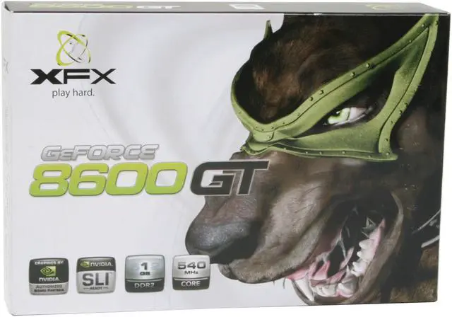 Alt view image 7 of 7 - XFX GeForce 8600 GT 1GB GDDR2 PCI Express x16 SLI Support Graphics Card PVT84JZAFG