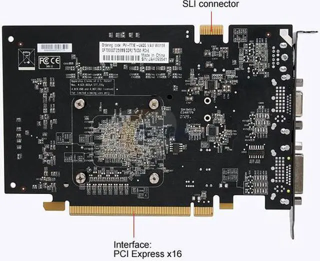 Alt view image 4 of 5 - XFX GeForce 7300GT 256MB GDDR2 PCI Express x16 SLI Support Graphics Card PVT73EUAQG