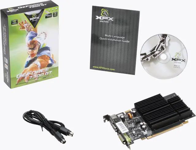Alt view image 5 of 5 - XFX GeForce 7300GT 256MB GDDR2 PCI Express x16 SLI Support Graphics Card PVT73EUAQG
