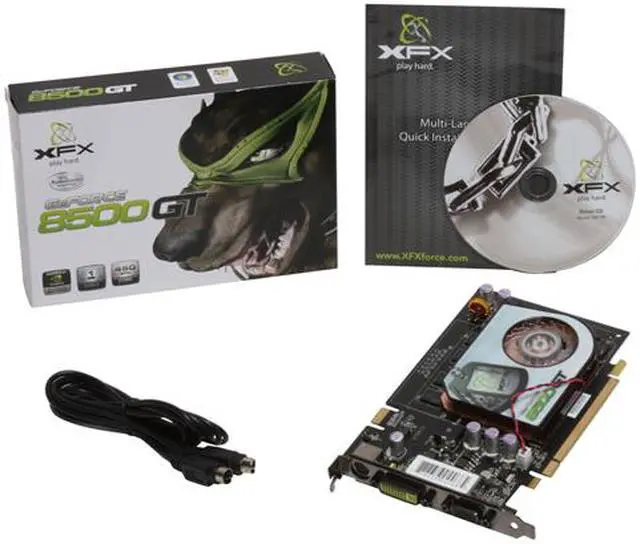 Alt view image 5 of 5 - XFX GeForce 8500 GT 1GB GDDR2 PCI Express x16 SLI Support Graphics Card PVT86JZAFG