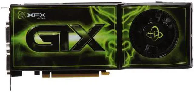 Alt view image 3 of 6 - XFX GeForce GTX 260 896MB GDDR3 PCI Express 2.0 x16 SLI Support Graphics Card GX260NADF9