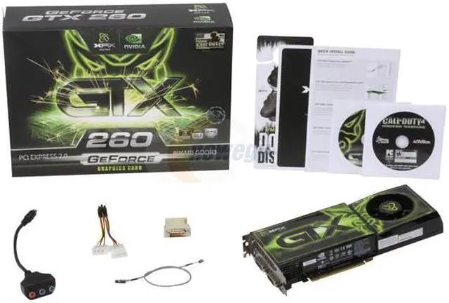 Alt view image 6 of 6 - XFX GeForce GTX 260 896MB GDDR3 PCI Express 2.0 x16 SLI Support Graphics Card GX260NADDU