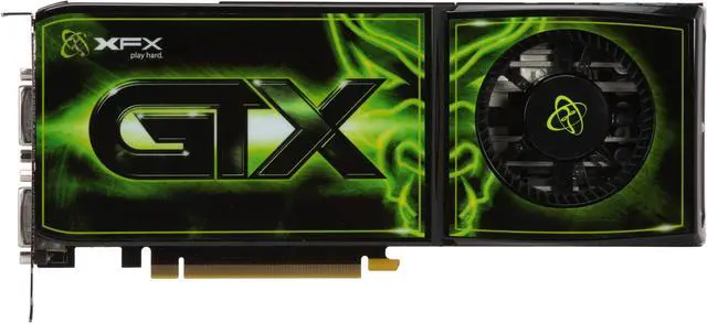 Alt view image 3 of 6 - XFX GeForce GTX 285 1GB GDDR3 PCI Express 2.0 x16 SLI Support Graphics Card GX285NZDFF