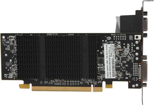 Alt view image 4 of 5 - XFX Radeon HD 4350 512MB GDDR2 PCI Express 2.0 x16 Low Profile Ready Graphics Card HD-435X-YAH2