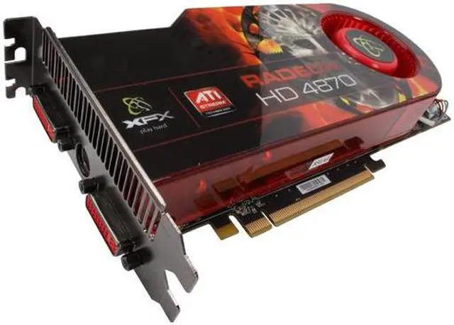 Main image of XFX HD-487A-YDDC Radeon HD 4870 XXX 512MB 256-bit GDDR5 PCI Express 2.0 x16 HDCP Ready CrossFire Supported Video Card