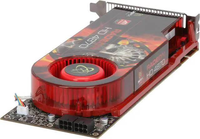 Alt view image 5 of 6 - XFX HD-487A-YDDC Radeon HD 4870 XXX 512MB 256-bit GDDR5 PCI Express 2.0 x16 HDCP Ready CrossFire Supported Video Card