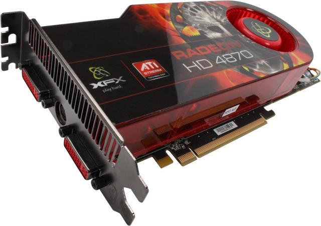 XFX HD-487A-ZDDC Radeon HD 4870 XXX 1GB 256-bit GDDR5 PCI Express 2.0 x16  HDCP Ready CrossFire Supported Video Card - Newegg.com