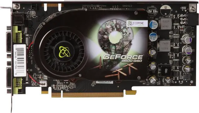 Alt view image 3 of 6 - XFX GeForce 9600 GSO 1GB GDDR2 PCI Express 2.0 x16 SLI Support Graphics Card PVT96OZDFU