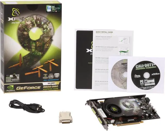 Alt view image 6 of 6 - XFX GeForce 9600 GSO 1GB GDDR2 PCI Express 2.0 x16 SLI Support Graphics Card PVT96OZDFU