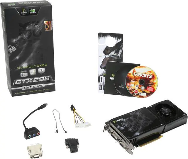 Alt view image 6 of 6 - XFX GX285NZDBF GeForce GTX 285 Black Edition 1GB 512-bit GDDR3 PCI Express 2.0 x16 HDCP Ready SLI Supported Video Card