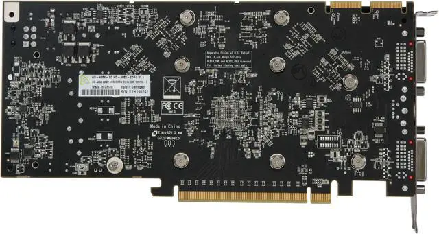 Alt view image 4 of 6 - XFX Radeon HD 4850 1GB GDDR3 PCI Express 2.0 x16 CrossFireX Support Graphics Card HD-485X-ZDFC