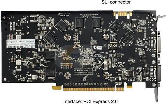 Alt view image 3 of 4 - XFX PVT96OS1S4 GeForce 9600 GSO Fatality Edition 768MB 192-bit GDDR2 PCI Express 2.0 x16 HDCP Ready SLI Supported Video Card