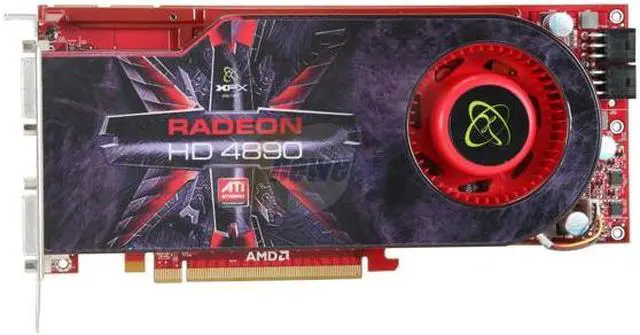 Alt view image 3 of 4 - XFX HD-489A-ZDEC Radeon HD 4890 Xtreme 1GB 256-bit GDDR5 PCI Express 2.0 x16 HDCP Ready CrossFire Supported Video Card