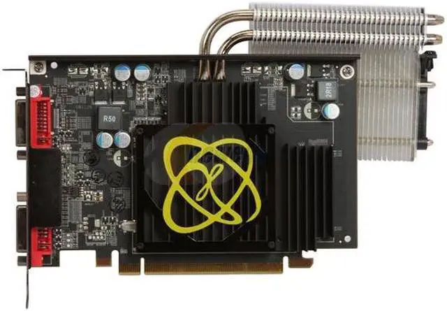 Alt view image 3 of 4 - XFX Radeon HD 4650 1GB DDR2 PCI Express 2.0 x16 Graphics Card HD-465X-ZDH4