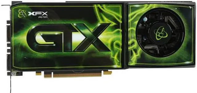Alt view image 3 of 6 - XFX GeForce GTX 285 1GB DDR3 PCI Express 2.0 x16 SLI Support Graphics Card GX285XZWFF
