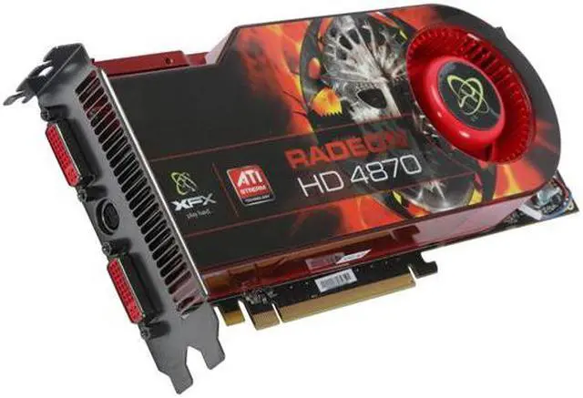 Main image of XFX Radeon HD 4870 1GB GDDR5 PCI Express 2.0 x16 CrossFireX Support Graphics Card HD487AZDF