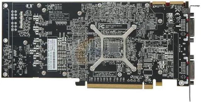 Alt view image 4 of 6 - XFX Radeon HD 4870 1GB GDDR5 PCI Express 2.0 x16 CrossFireX Support Graphics Card HD487AZDF