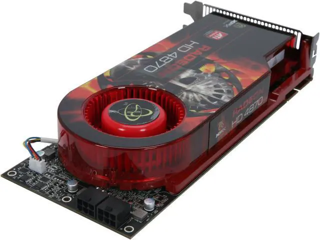 Alt view image 5 of 6 - XFX Radeon HD 4870 1GB GDDR5 PCI Express 2.0 x16 CrossFireX Support Graphics Card HD487AZDF