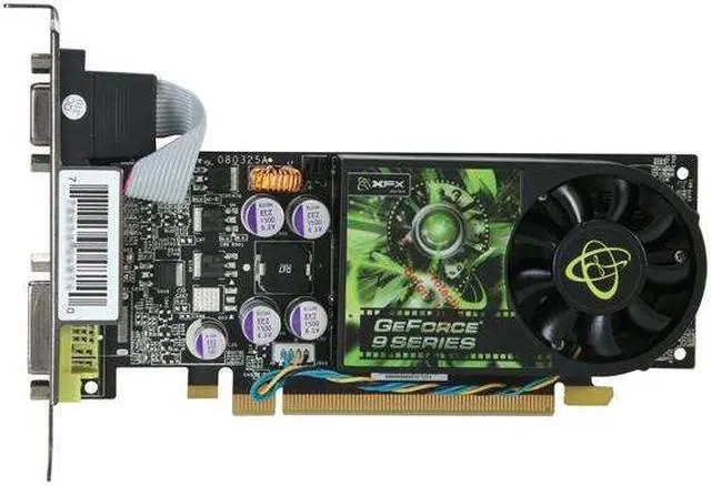 Alt view image 3 of 4 - XFX GeForce 9500 GT 512MB DDR2 PCI Express 2.0 x16 Low Profile Ready Graphics Card PVT95GYAR2