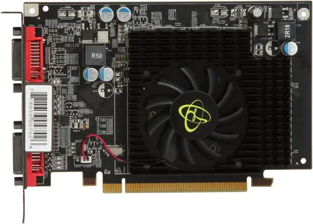 Alt view image 3 of 5 - XFX Radeon HD 4650 1GB DDR2 PCI Express 2.0 x16 Graphics Card HD-465X-ZDF2