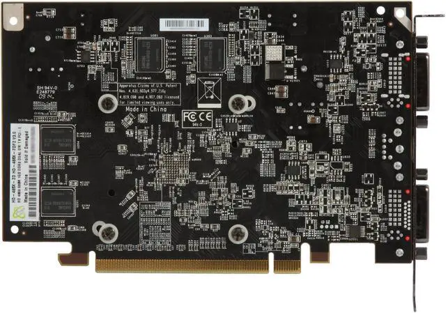 Alt view image 4 of 5 - XFX Radeon HD 4650 1GB DDR2 PCI Express 2.0 x16 Graphics Card HD-465X-ZDF2