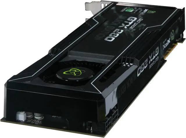 Alt view image 5 of 6 - XFX GeForce GTX 260 896MB DDR3 PCI Express 2.0 x16 SLI Support Graphics Card GX260XAHBF Black Edition